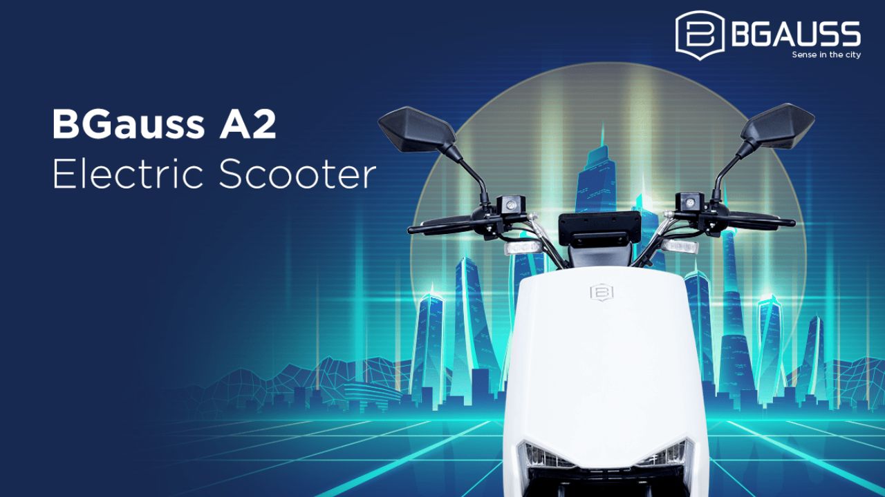 BGauss A2 electric scooter with range of up to 110 km